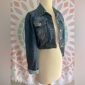 Cropped Dollhouse Jean Jacket
